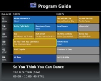 EyeTV Full Screen Menu