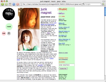 Salyu Page in JM 1.5